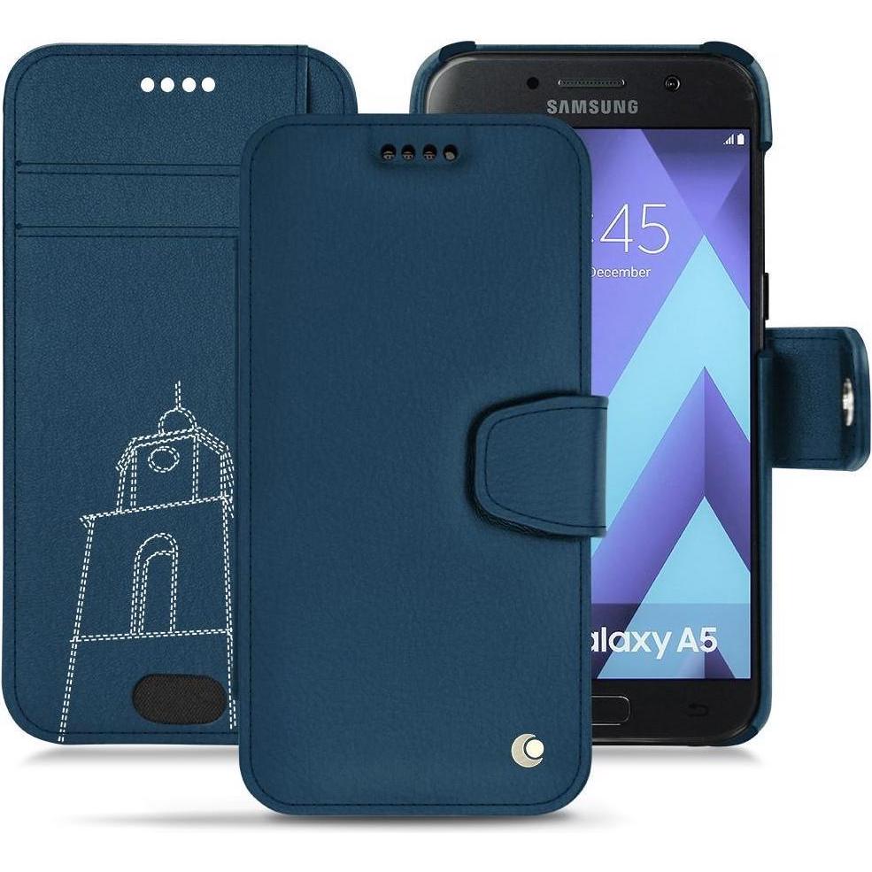 Thumbnail - Noreve Lederschutzhülle Wallet (Samsung Galaxy A5 (2017)), Smartphone Hülle, Blau
