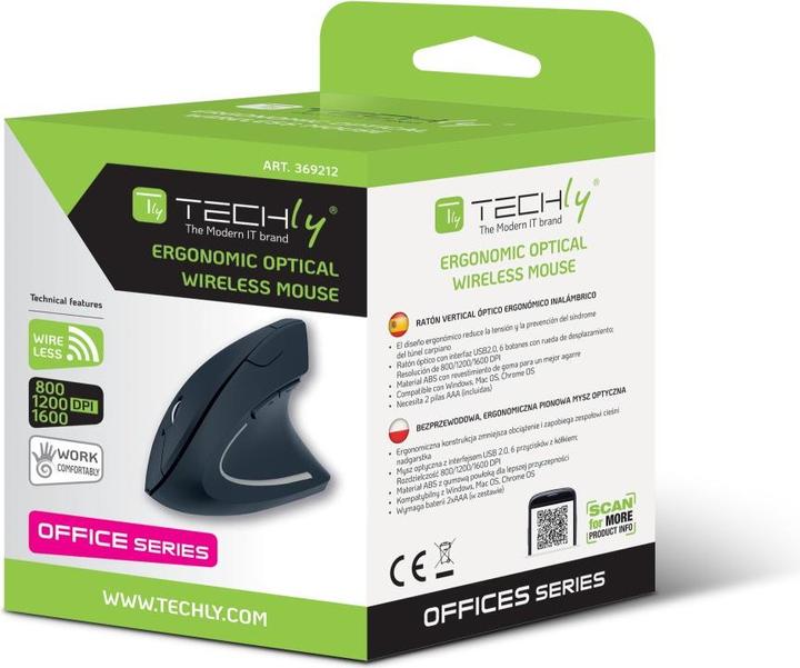 Actual product image Techly IM 1200-VM-B (Wireless)