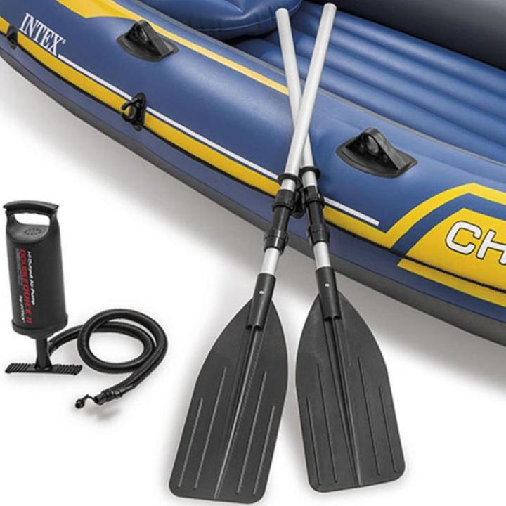 Image du produit Intex Bateau pneumatique Challenger 3 3-personnes gonflable pvc paquet (295 cm, 3 Personnes)