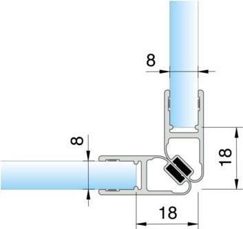 Image du produit Pauli+Sohn Joints de porte de douche magnétiques