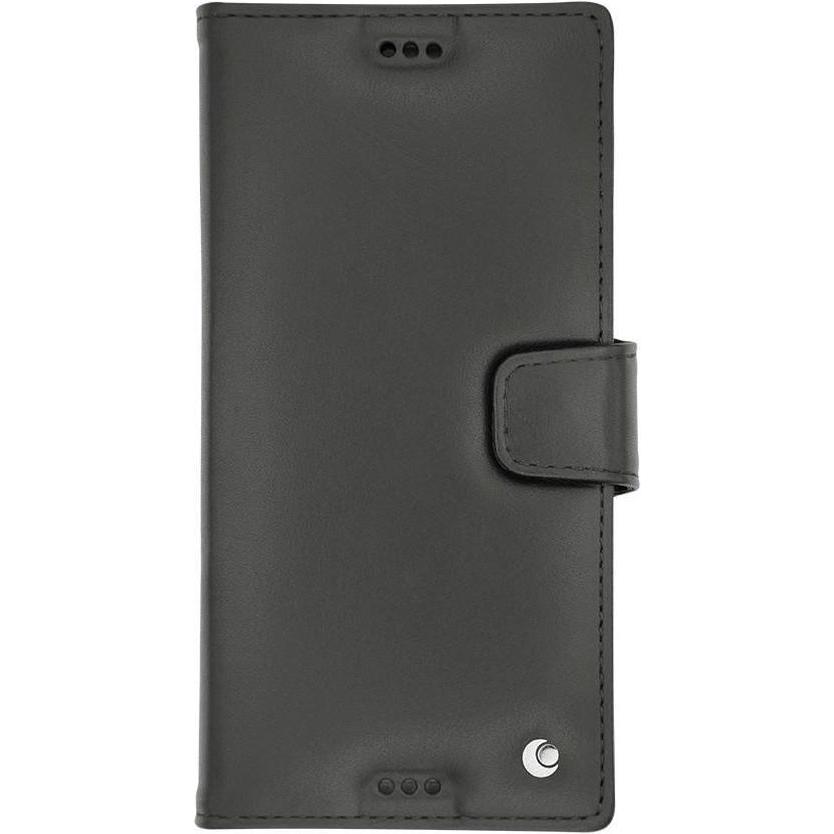 Noreve Lederschutzhülle Wallet (Sony Xperia XZ Premium), Smartphone Hülle, Orange
