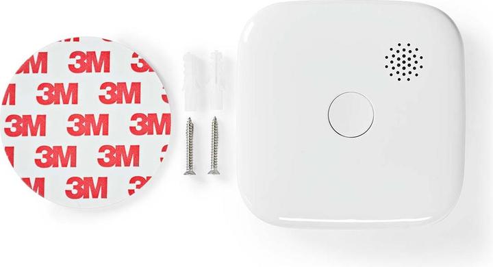 Actual product image Nedis SmartLife Smoke Detector | Wi-Fi | Battery operated | Sensor life: 10 years | EN 14604 | M