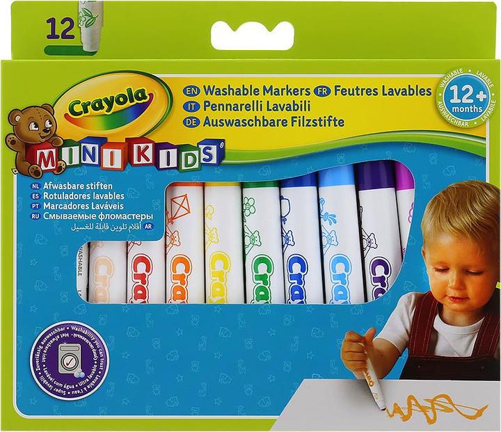 Actual product image Crayola First felt-tip pens (Multicoloured, Multicolor, 12 x)