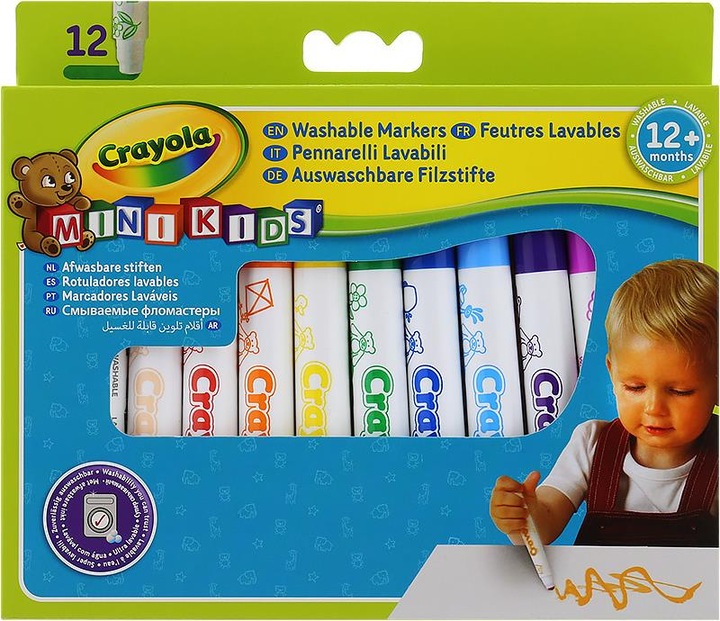 Produktbild Crayola Erste Filzstifte (Mehrfarbig, Multicolor, 12 x)