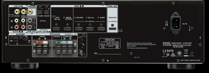 Actual product image Denon Avr-X520bt (5.2 channels, FM)