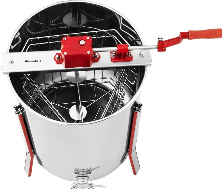 Actual product image Wiesenfield Honey Extractor - tangential - hand-powered - 3 frames