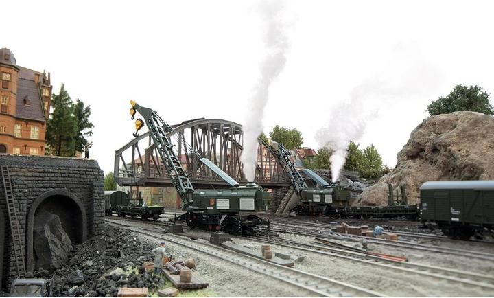 Image du produit Märklin Grue à vapeur type 058 Ardelt (Piste H0)