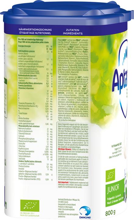 Produktbild Aptamil Bio Junior 12+ (800 g, ab 12 Monaten)