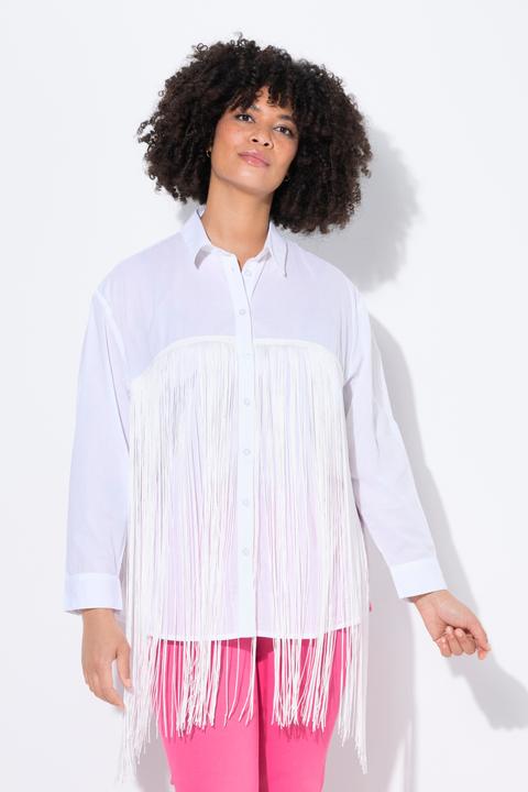 Immagine prodotto Angel of Style Bluse, Straight Fit, lange Fransen (60)