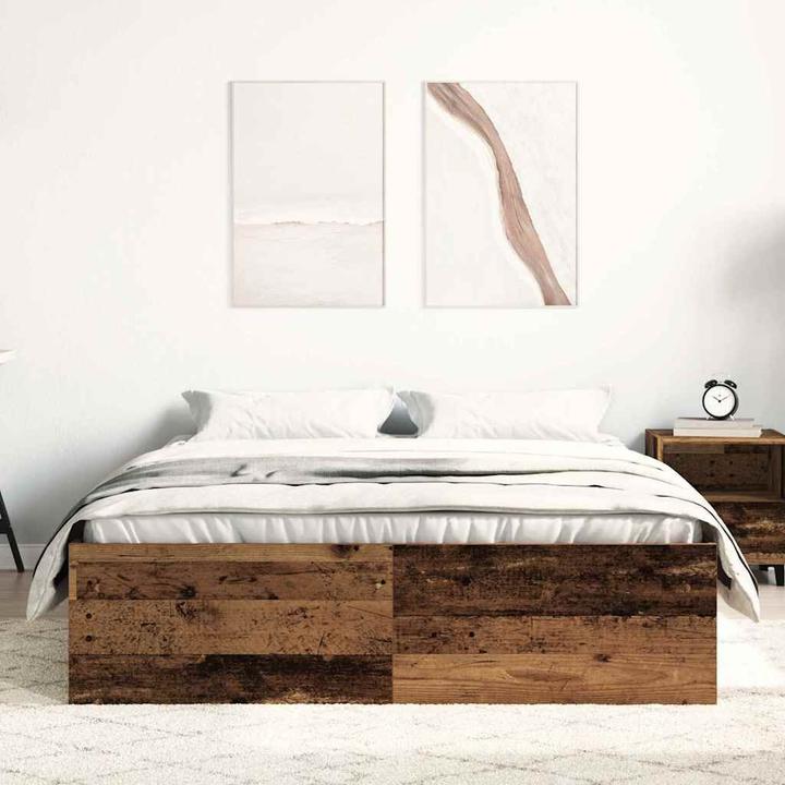 Actual product image vidaXL Bettgestell (135 x 190 cm)