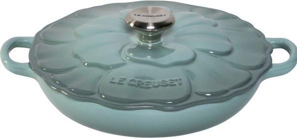 Image du produit Le Creuset Flower Sea Salt (26 cm, Poêle à frire, Fonte)
