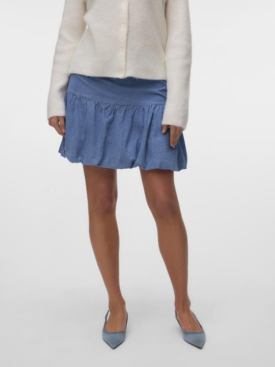 Image du produit Vero Moda VMADINE Hohe Taille Kurzer Rock Jeansrock (L)