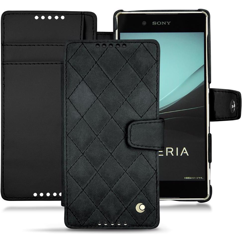Thumbnail - Noreve Lederschutzhülle Wallet (Sony Xperia Z4/ Z3+), Smartphone Hülle, Grau