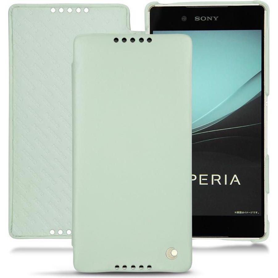 Noreve Lederschutzhülle horizontal (Sony Xperia Z4/ Z3+), Smartphone Hülle, Blau