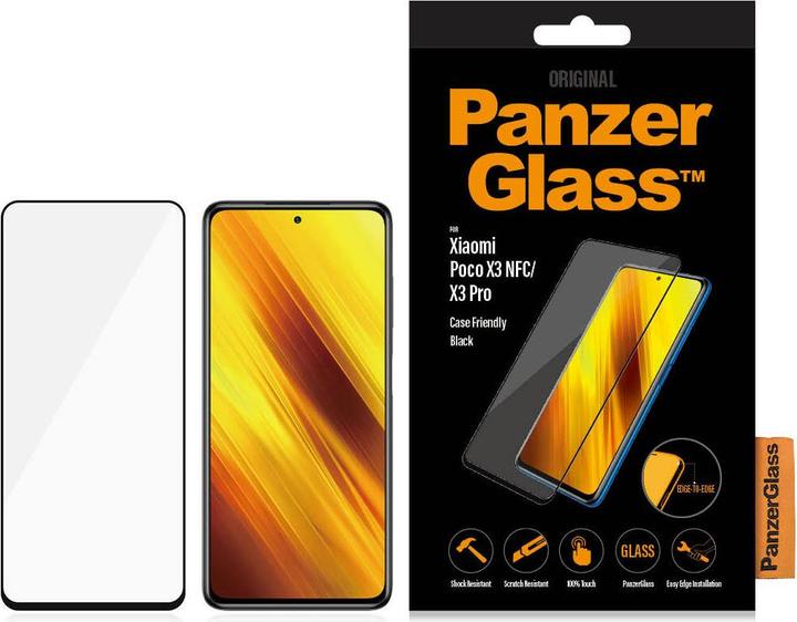 Actual product image PanzerGlass Case Friendly (1 Piece, Xiaomi Poco X3 NFC, Xiaomi Poco X3 Pro)