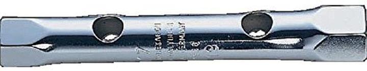 Actual product image Irimo Tubular double socket spanner, 46 mm × 50 mm, chrome-plated, 233 mm (46 mm)