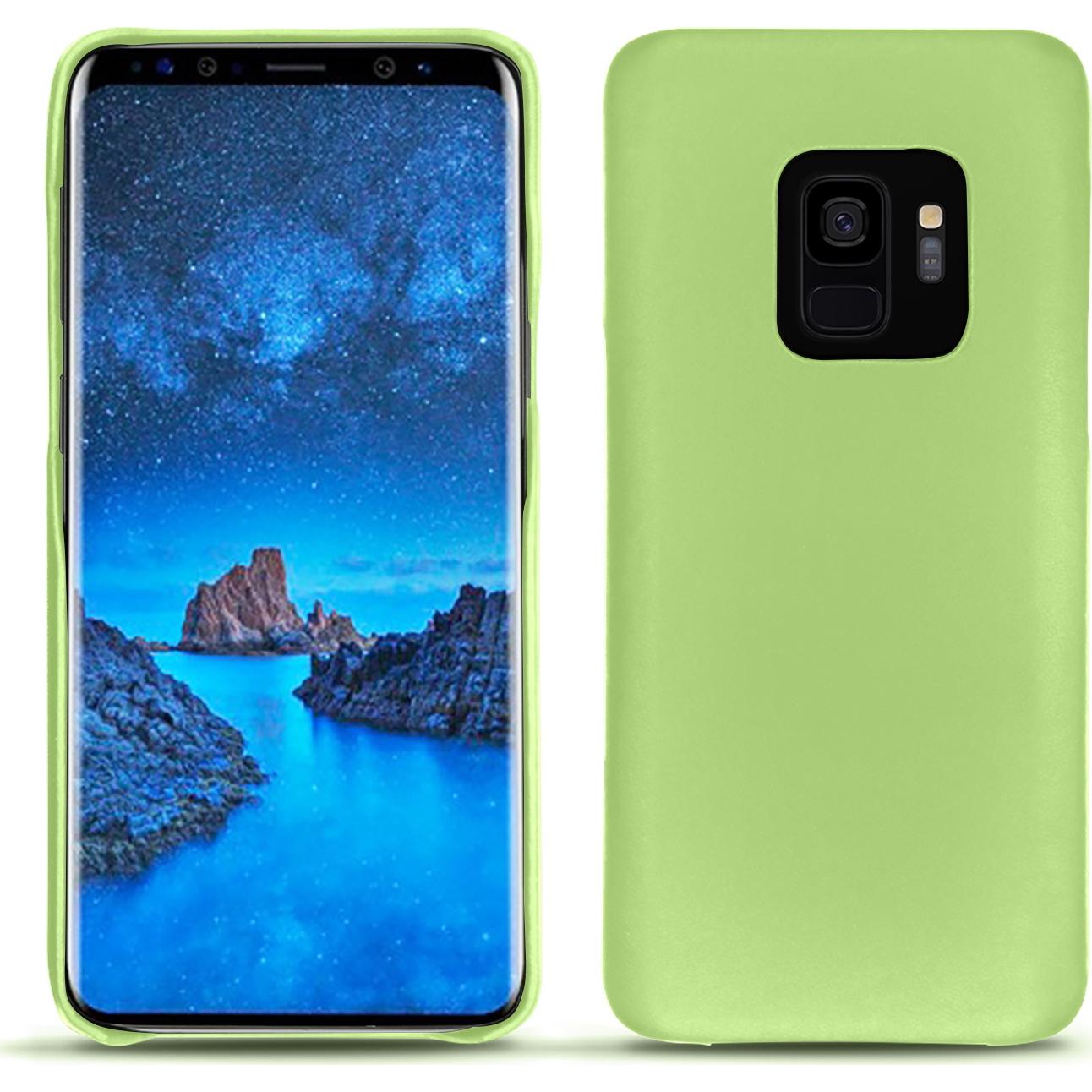 Thumbnail - Noreve Lederschutzhülle (Samsung Galaxy S9), Smartphone Hülle, Grün