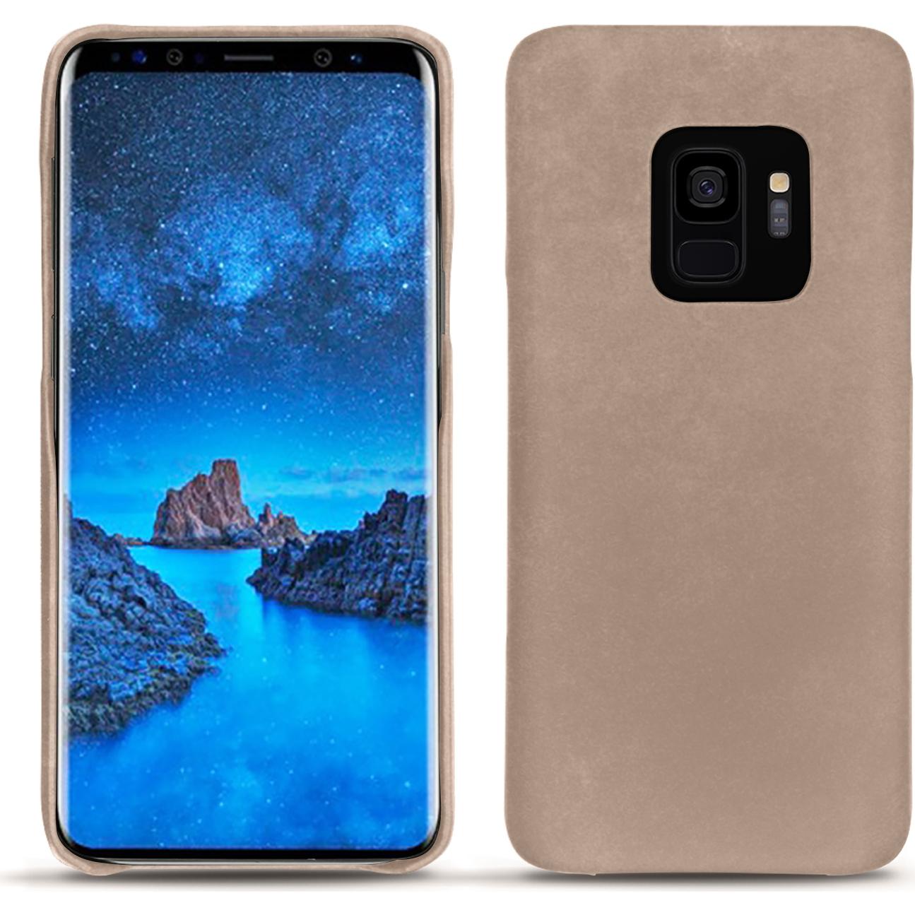 Thumbnail - Noreve Lederschutzhülle (Samsung Galaxy S9), Smartphone Hülle, Beige