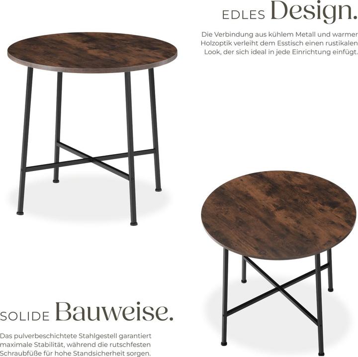 Actual product image tectake Ennis (80 x 80 x 70 cm)