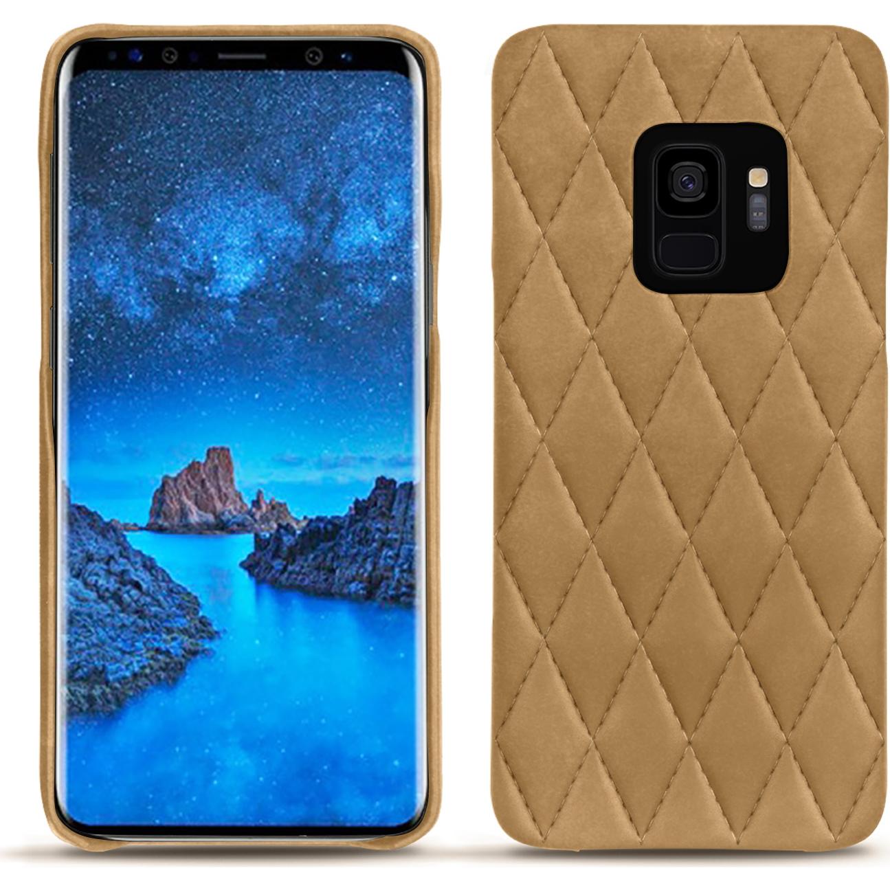 Thumbnail - Noreve Lederschutzhülle (Samsung Galaxy S9), Smartphone Hülle, Braun