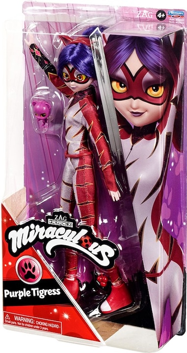 Image du produit Bandai Poupée de mode Miraculous 26cm Tigresse pourpre