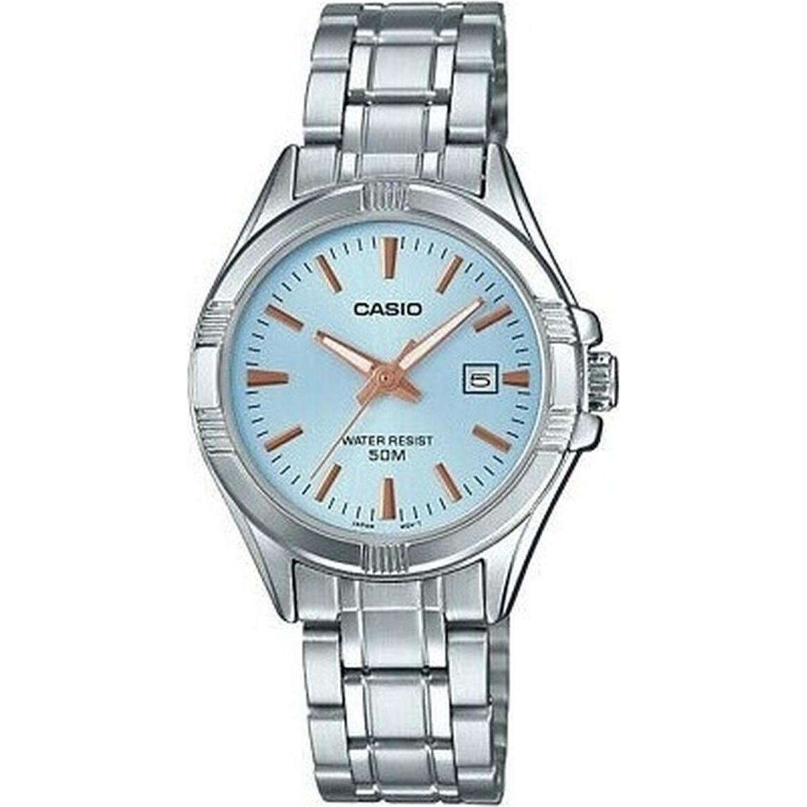 Casio Donna Argento Orologio Da Polso, Enticer Lady, (31 Mm)