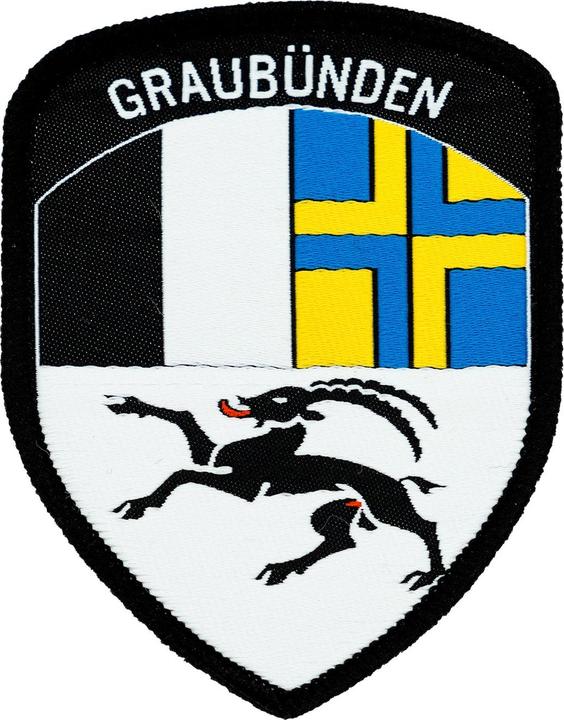 Actual product image Charlie Mike Klettabzeichen Kantonswappen Graubünden