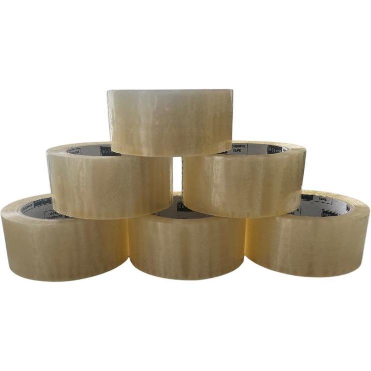 Bestpak, Klebeband, BSTech Silent Release Klebeband Acryl Transparent 48x66 6 Stück (48 mm)