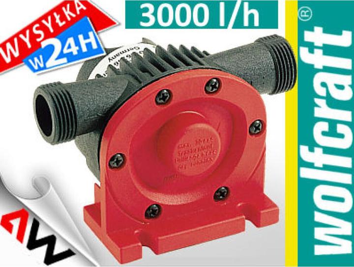 Image du produit wolfcraft 1 pompe corps plastique 3000 l/h S=8mm (Pompe de forage)