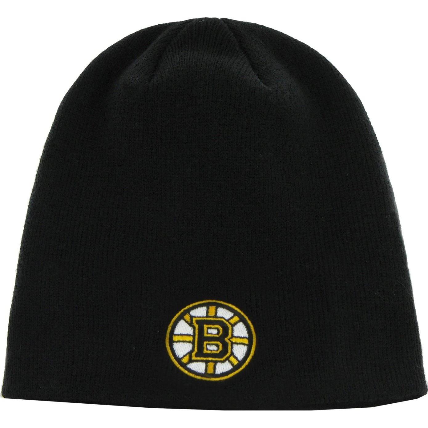 47 Brand, Herren, Mütze, Knit Beanie Boston Bruins, Schwarz
