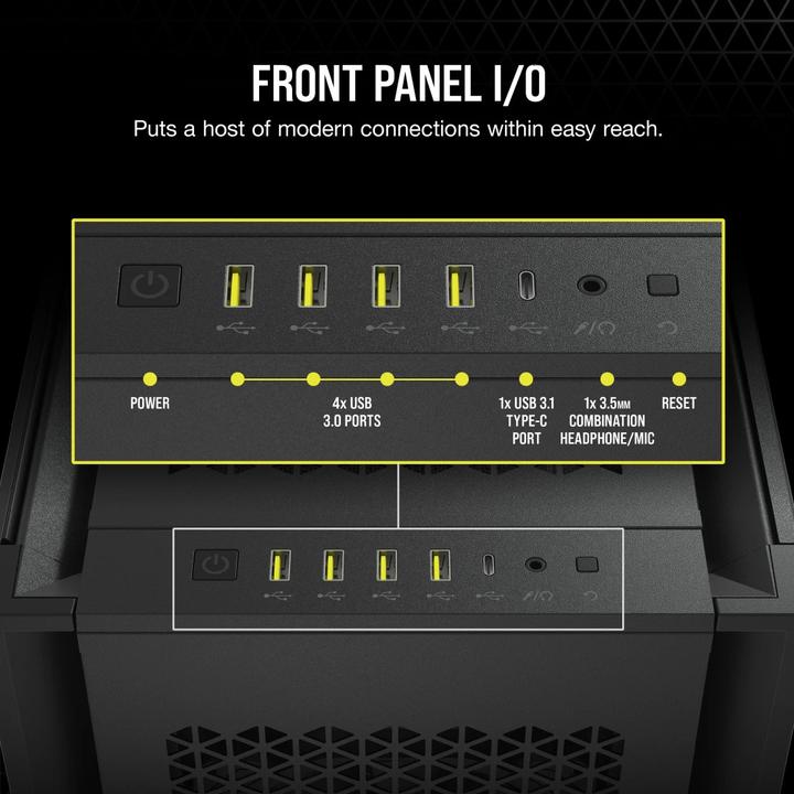 Produktbild Corsair 7000D Airflow TG (ATX, E-ATX, mATX, Mini-ITX)