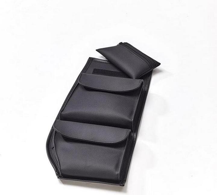 Actual product image VanEquip Organiser storage pocket D-pillar detachable zip pocket