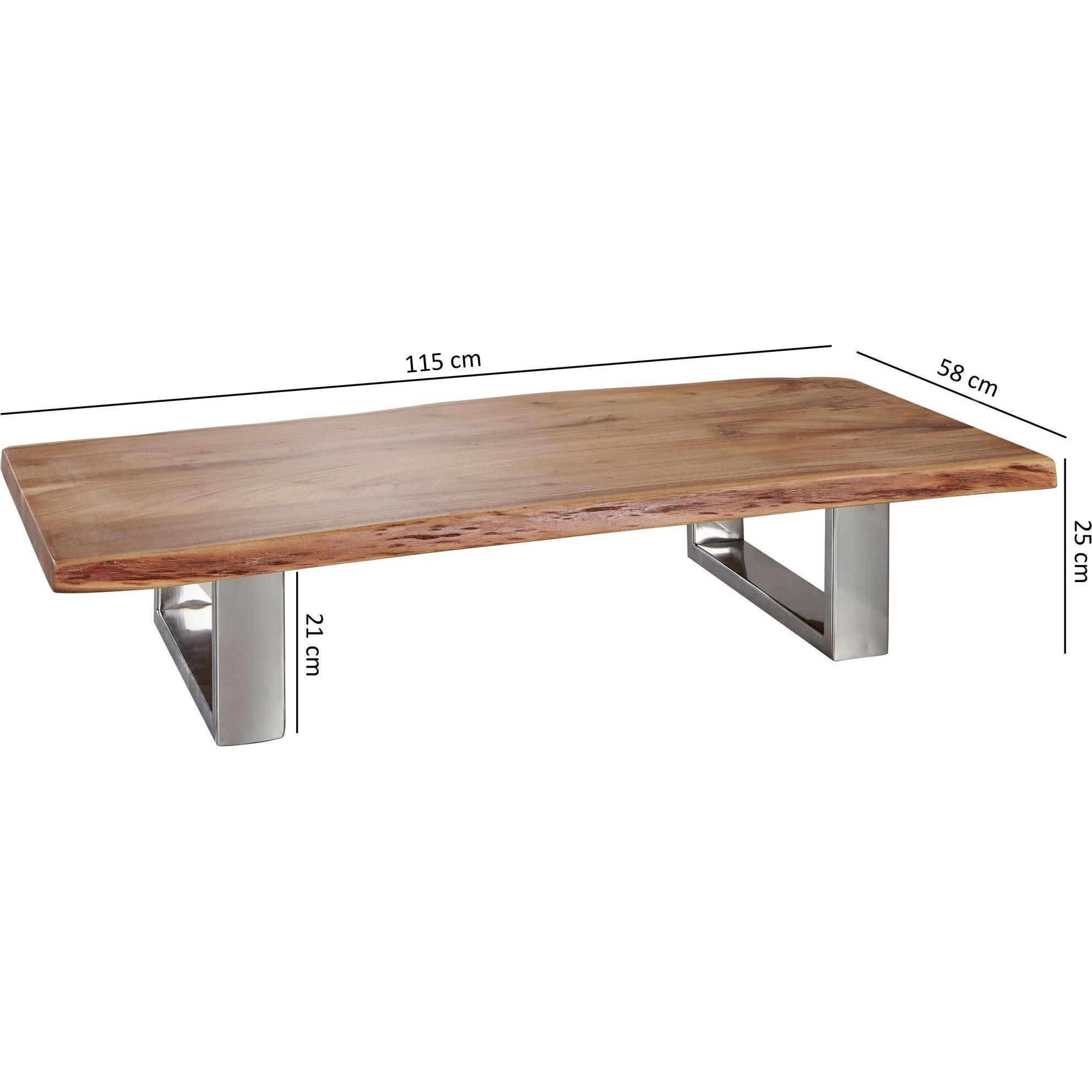 Thumbnail - FineBuy, Couchtisch + Beistelltisch, Couchtisch Braun