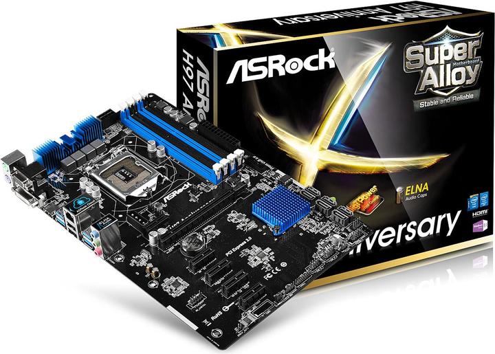 Produktbild AsRock H97 Anniversary (LGA 1150, ATX)