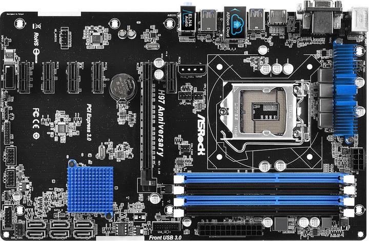 Produktbild AsRock H97 Anniversary (LGA 1150, ATX)