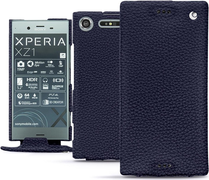 Actual product image Noreve Leather cover vertical (Sony Xperia XZ1)