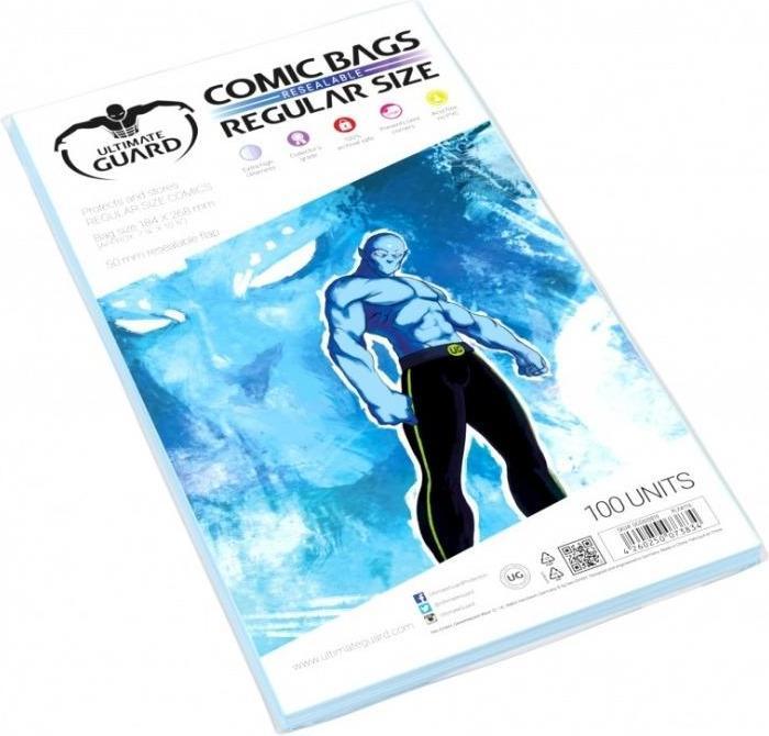 Produktbild Ultimate Guard UGD020019 - Comic Bags Resealable Regular Size (100 x)