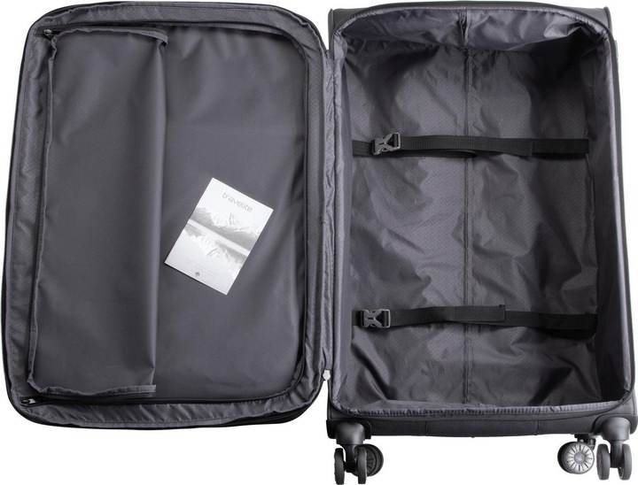 Actual product image Travelite Trolley + Suitcase Viia 4w Trolley L (91 l, L (90 - 115l))