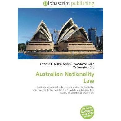 Thumbnail - Australian Nationality Law, Fachbücher von Agnes F. Vandome, Frederic P. Miller, John McBrewster