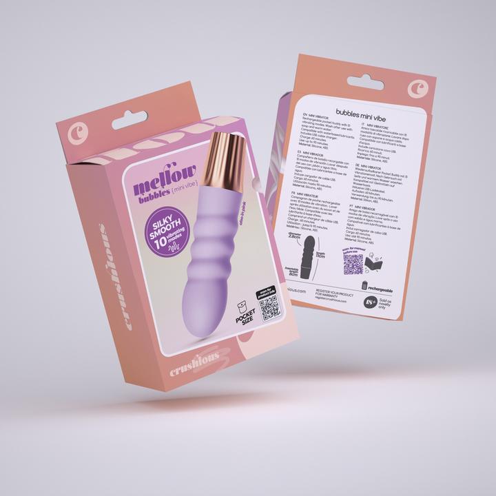 Produktbild Crushious Mellow Bubbles - Mini Vibrator - Lavender