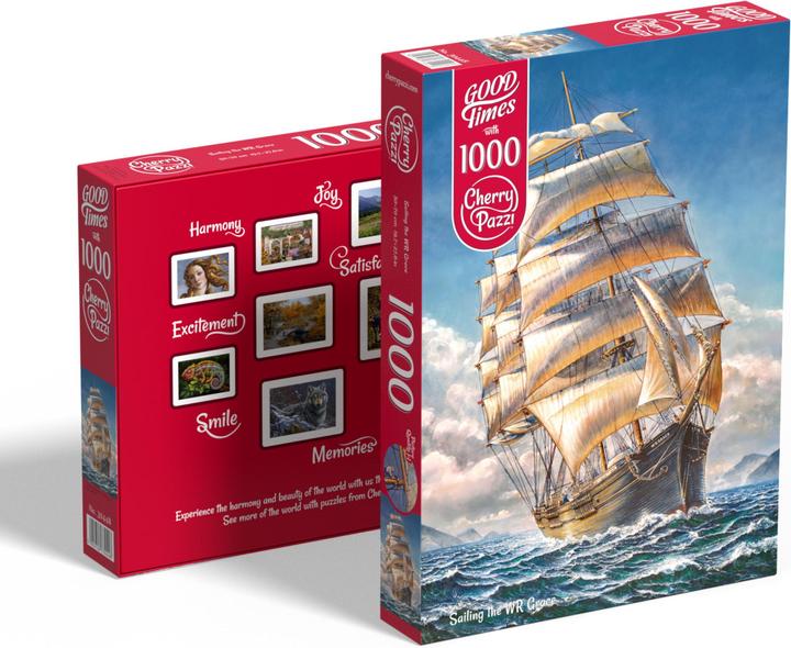 Actual product image Cherry Pazzi Puzzle sailing ship WR Grace 1000 pieces (1000 pieces)