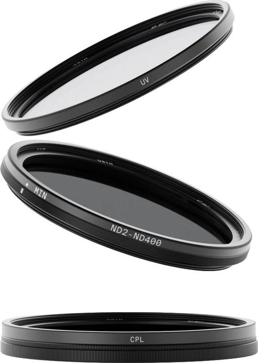Produktbild Urth 40.5mm UV, Circular Polarizing (CPL), ND2 400 Lens Filter Kit (40.50 mm, UV-Filter)