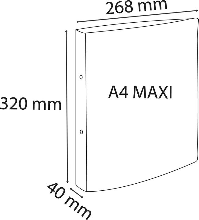 Image du produit Exacompta Classeurs à anneaux (A4, 40 mm, 4 pcs)