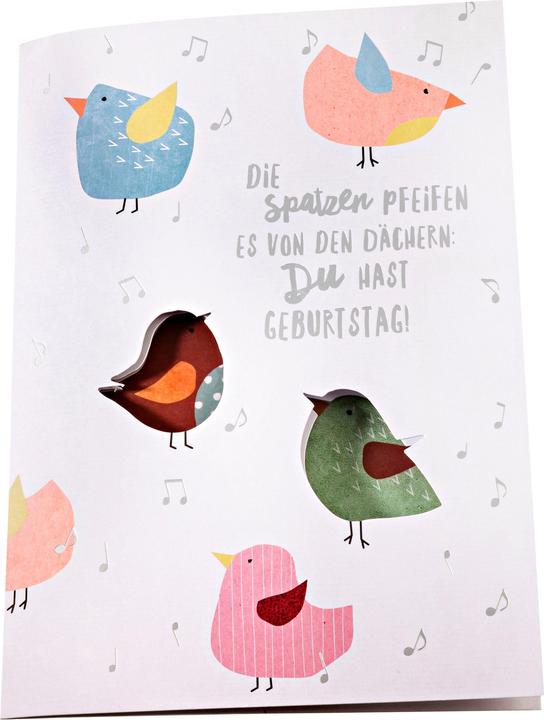 Produktbild Musikkarte (Typ: "Spatzen pfeifen")