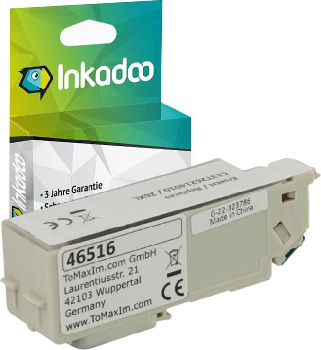 Image du produit Inkadoo Cartouches d'impression compatibles avec Epson C13T26214010 / 26XL Cartouche d'encre, noire noire (CF)