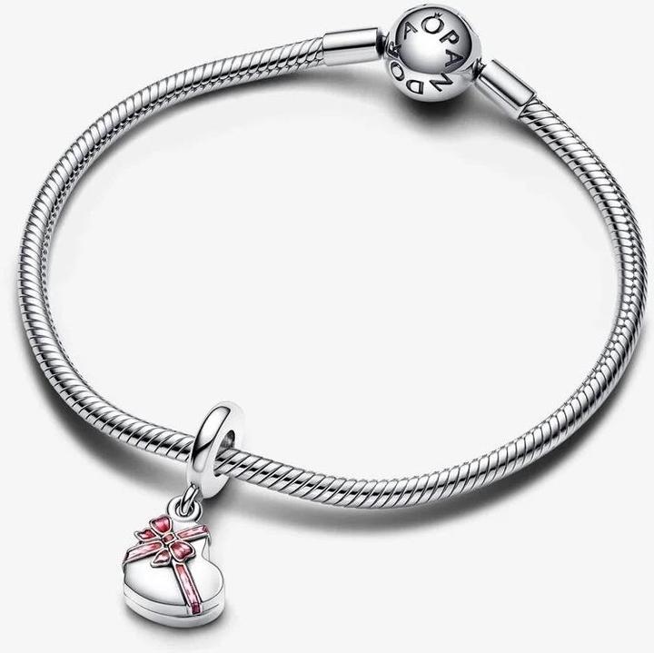 Immagine prodotto Pandora Rosafarbener Motorroller Charm (Argento 925, Smalto)