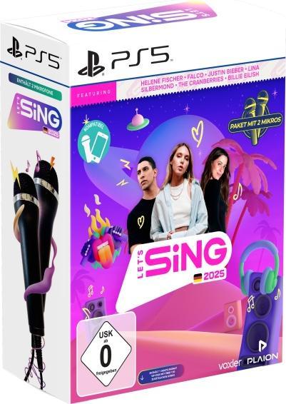 Image du produit Plaion Let's Sing 2025 Version française (+ 2 Mics) (PS5, DE)