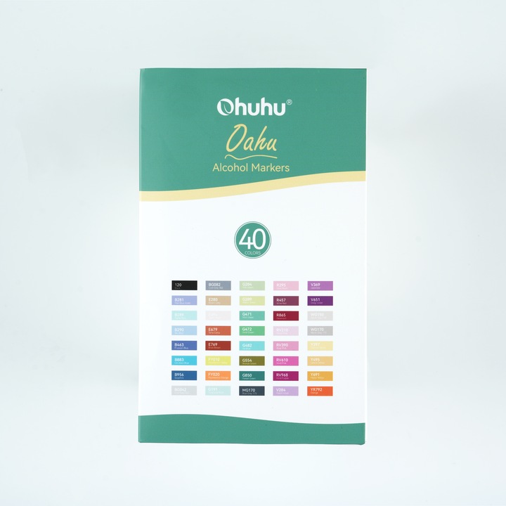 Produktbild Ohuhu Honolulu B Kunstmarker (Mehrfarbig, 40 x)