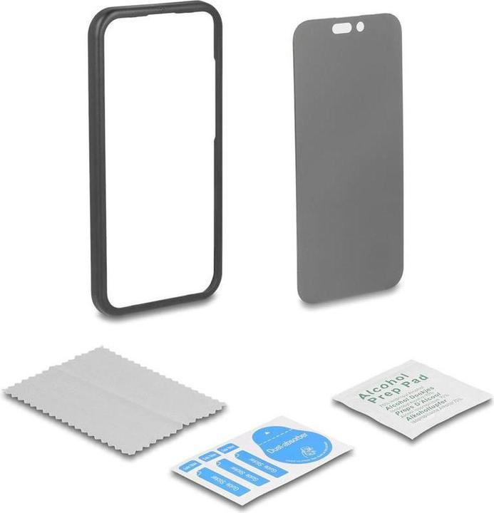 Produktbild Delock Schutzfolie für iPhone 17 mit Sichtschutz aus gehärte (1 Stk., Apple iPhone 17)