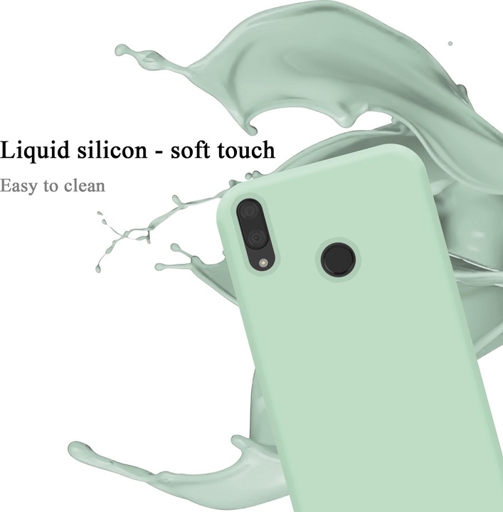 Produktbild Cadorabo TPU Liquid Silicone Case Cover (Huawei Y7 Prime (2019), Huawei Y7 (2019))